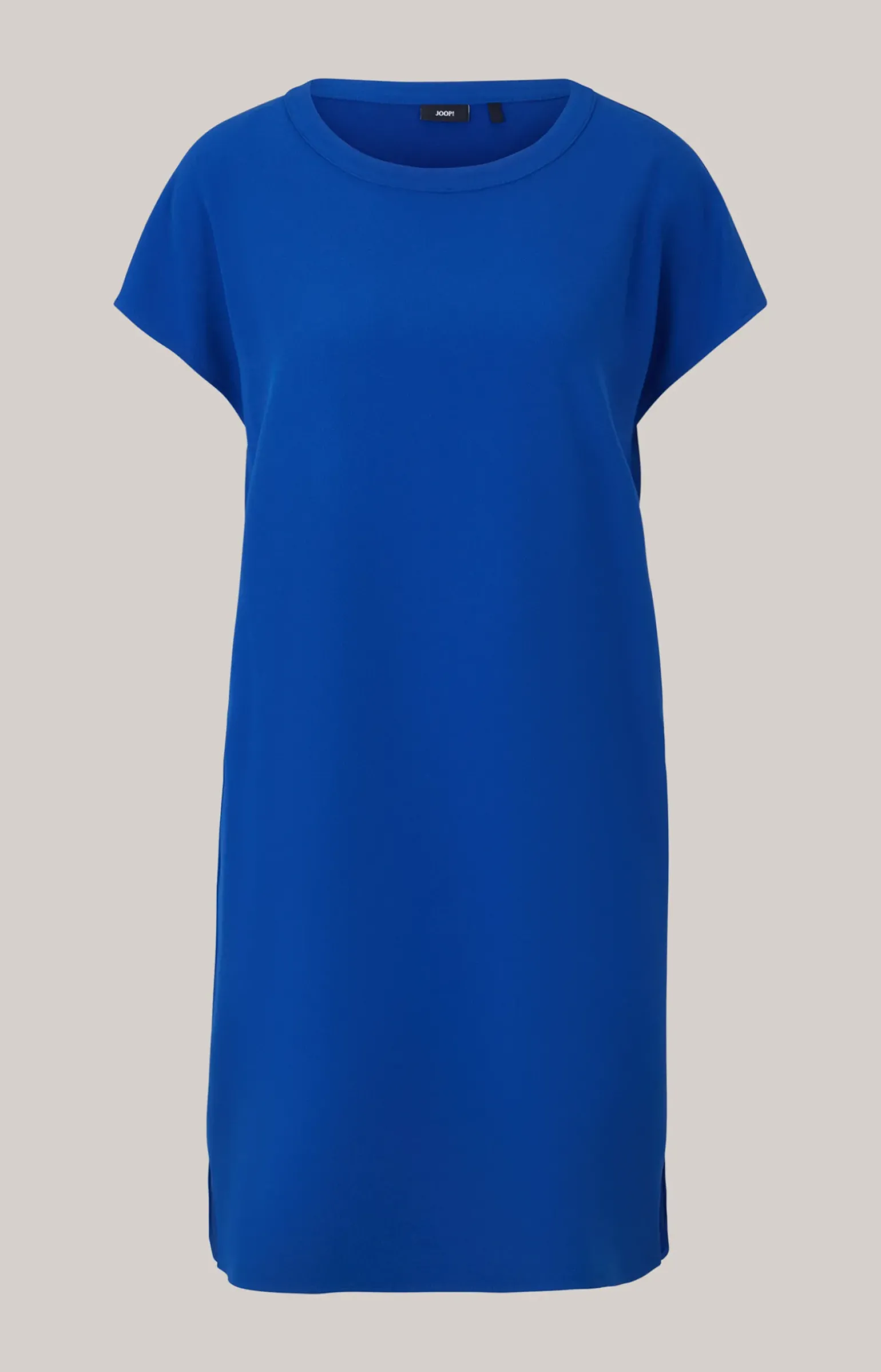 Crêpe-Kleid in Blau