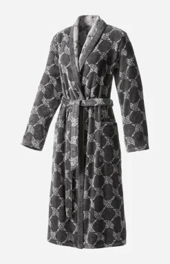 Damen Bademantel in Anthrazit