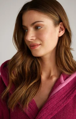 Damen Bademantel in Violett
