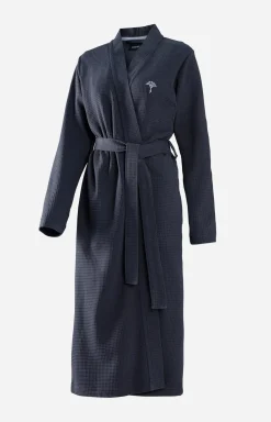 Damen Bademantel JOOP! UNI-PIQUÉ in Navy