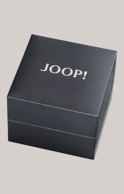 Damen-Armbanduhr in Silber/Blau