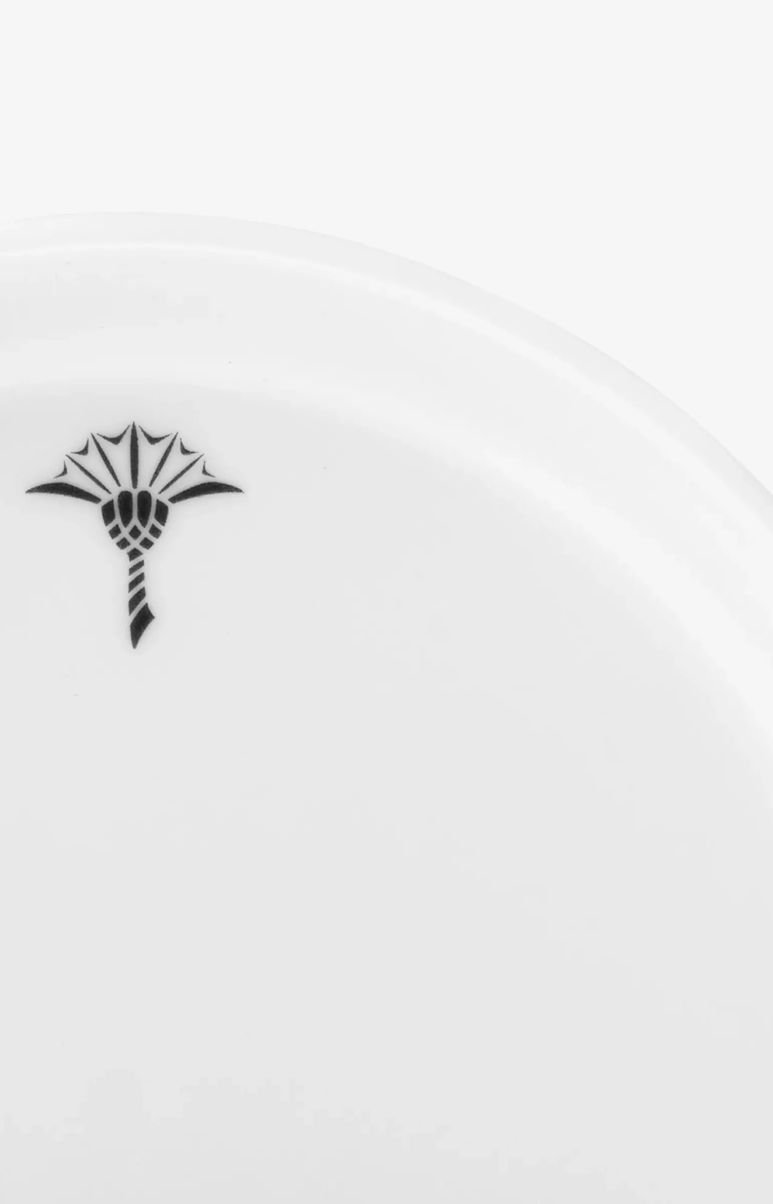 Deckel/Dipteller Single Cornflower in Weiß