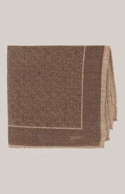 Einstecktuch in Braun