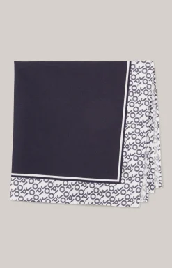 Einstecktuch in Navy/Weiß