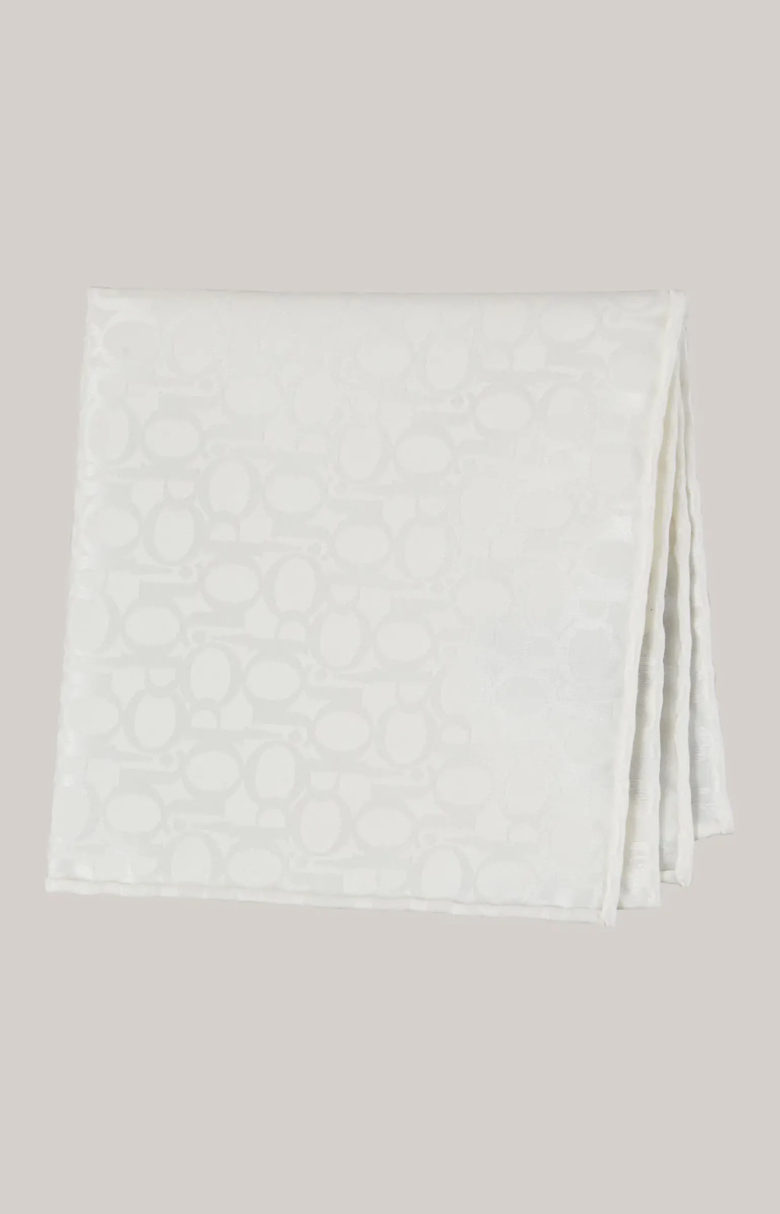 Einstecktuch in Offwhite
