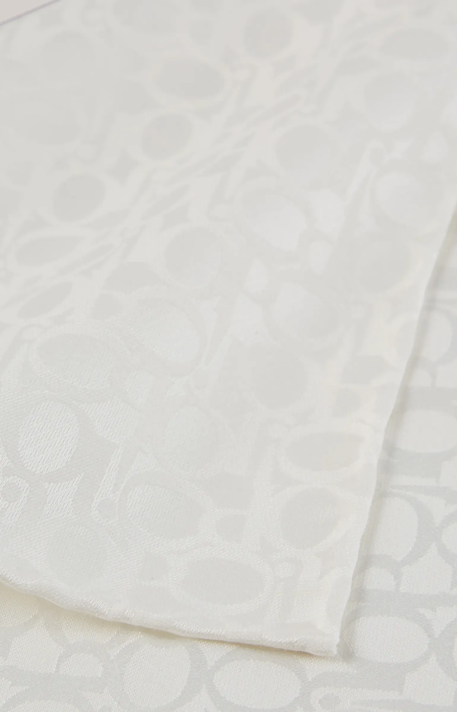 Einstecktuch in Offwhite