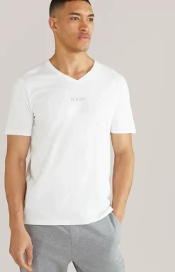 2er-Pack Fine Cotton T-Shirts in Weiß