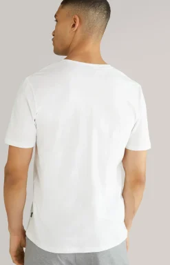 2er-Pack Fine Cotton T-Shirts in Weiß