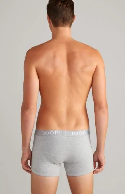 3er-Pack Fine Cotton-Stretch Boxer in Schwarz/Navy/Grau meliert