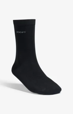 2er-Pack Finest Organic Cotton Socken in Schwarz