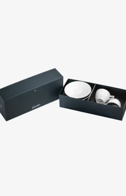 Espressotasse Faded Cornflower - 2er Set in Weiß