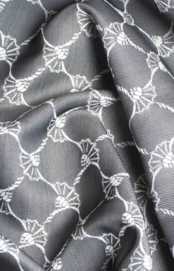 Fertig-Vorhang Allover, Grau