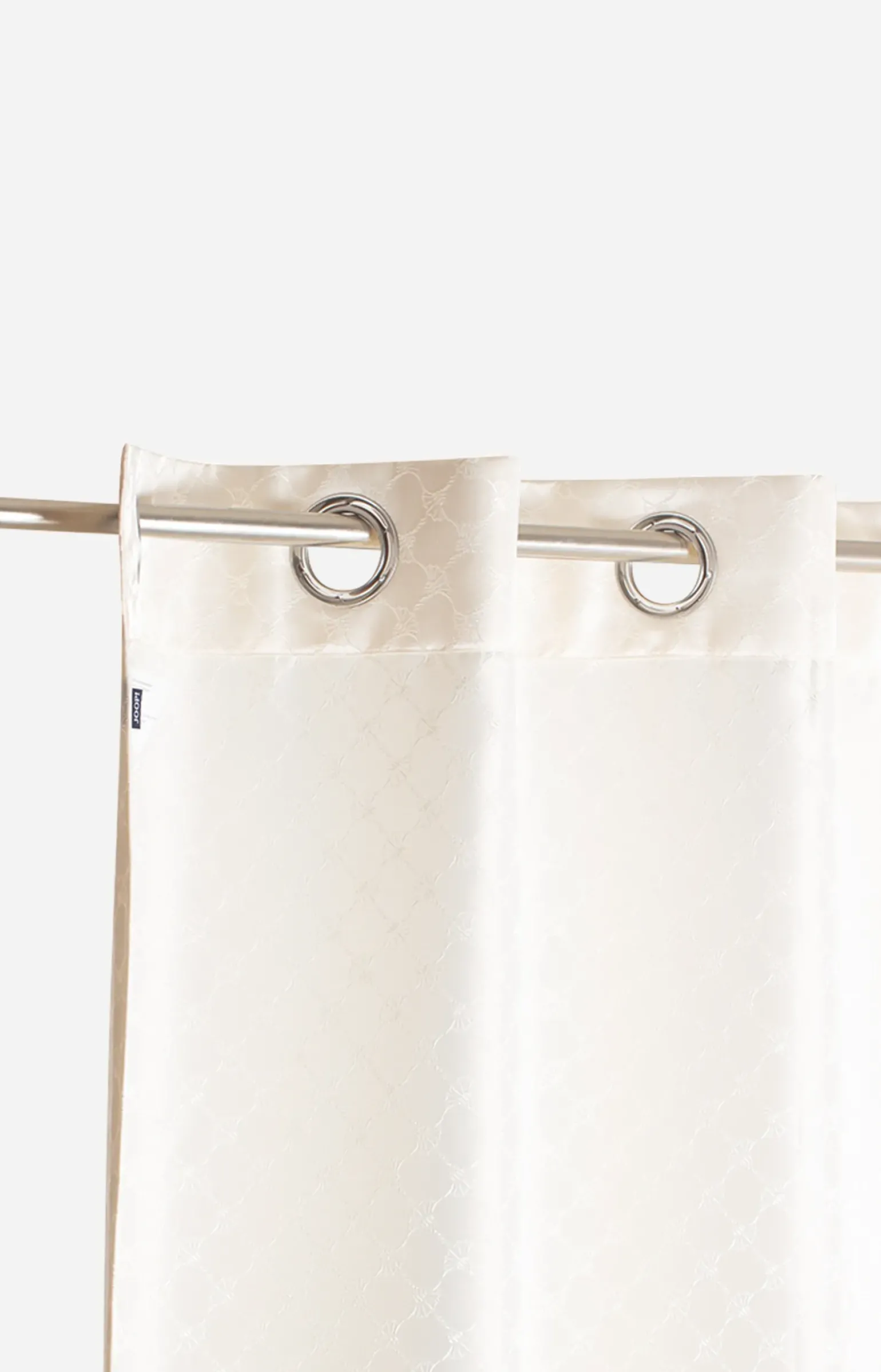 Fertig-Vorhang Allover, Offwhite