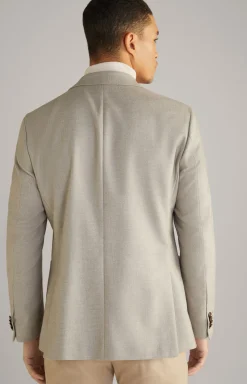 Flanell-Sakko Four in Beige meliert