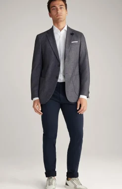 Flanell-Sakko Four in Blau meliert