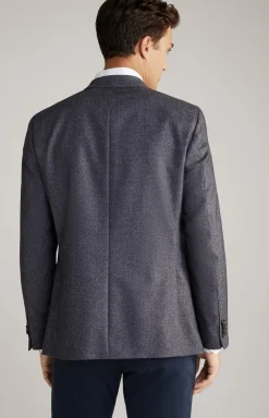 Flanell-Sakko Four in Blau meliert