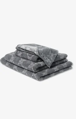 Frottierserie Classic Cornflowers in Anthrazit