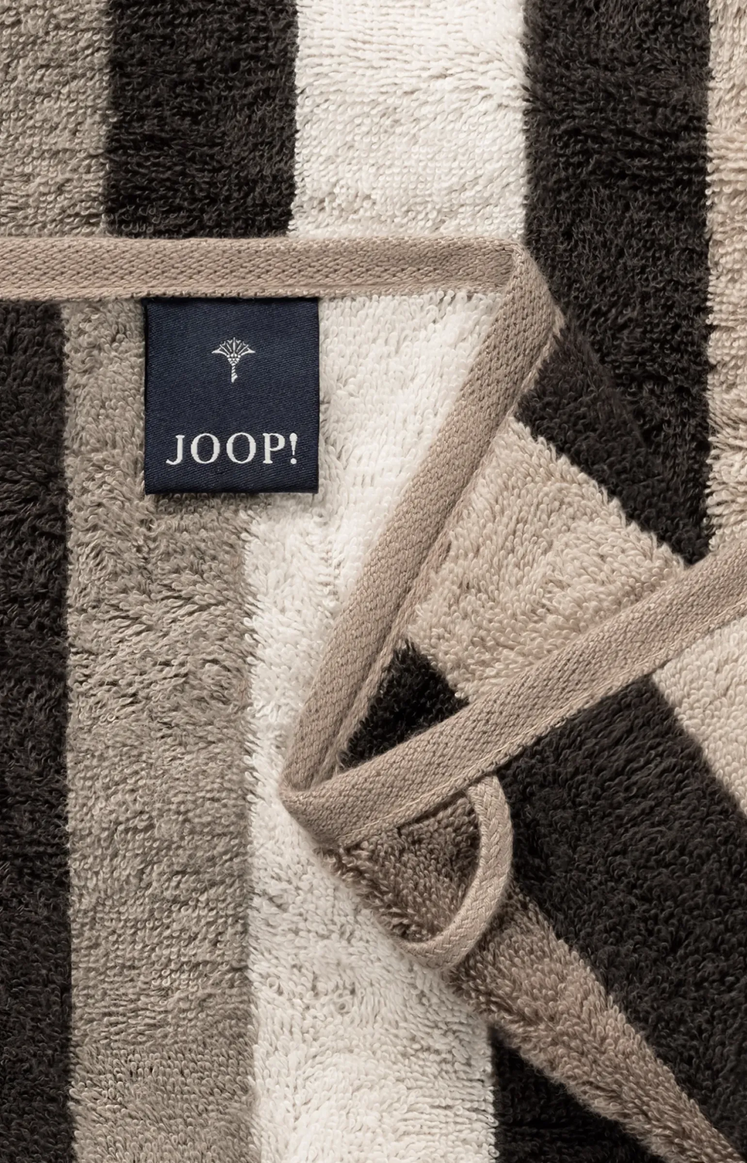 Frottierserie JOOP! TONE STRIPES in Sand gestreift