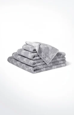 Frottierserie Silber/White Cornflower, Silber