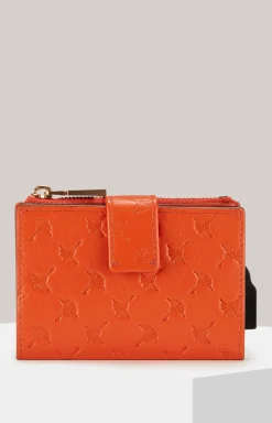 Geldbörse Leggero Stampa C-Four E-Cage in Orange