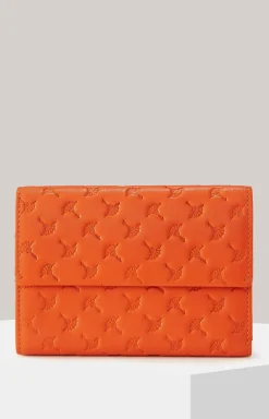 Geldbörse Leggero Stampa Cosma in Orange