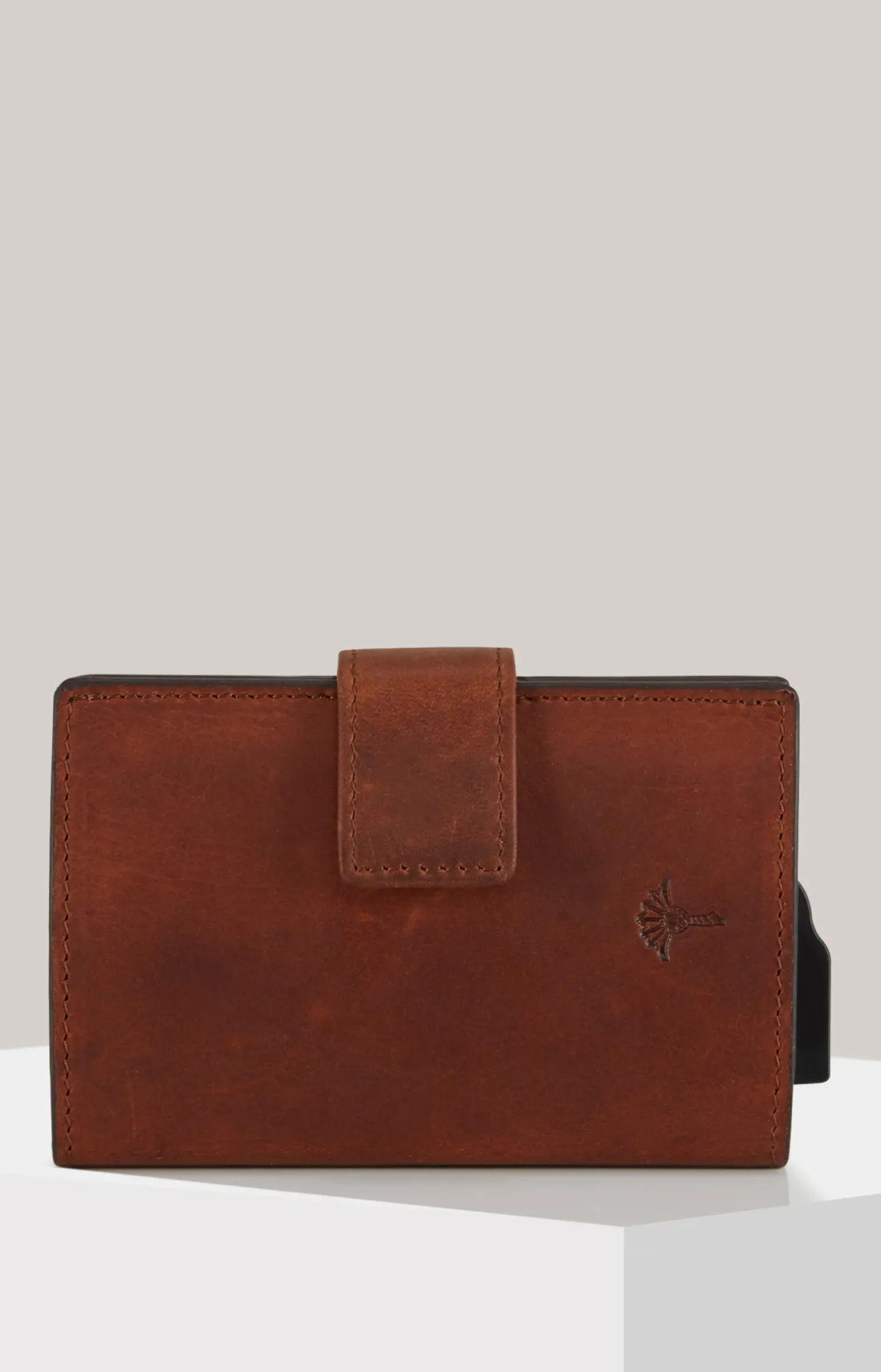 Geldbörse Loreto C-Three E-Cage in Cognac-Braun