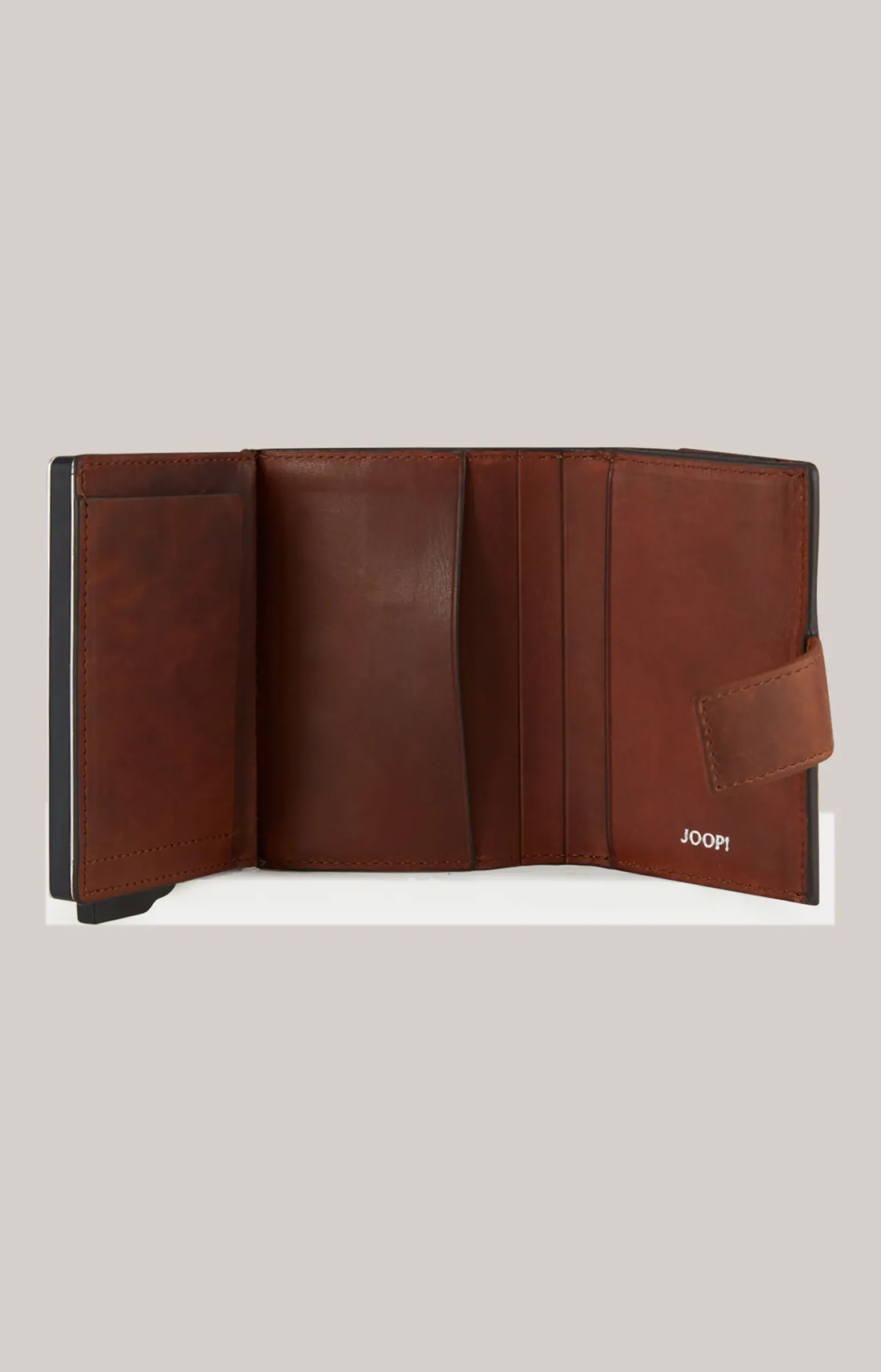 Geldbörse Loreto C-Three E-Cage in Cognac-Braun