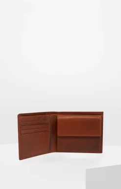 Geldbörse Loreto Ninos in Cognac-Braun