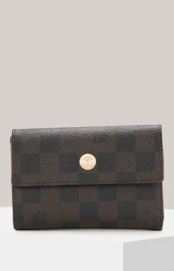 Geldbörse Piazza Edition Cosma in Braun/Schwarz