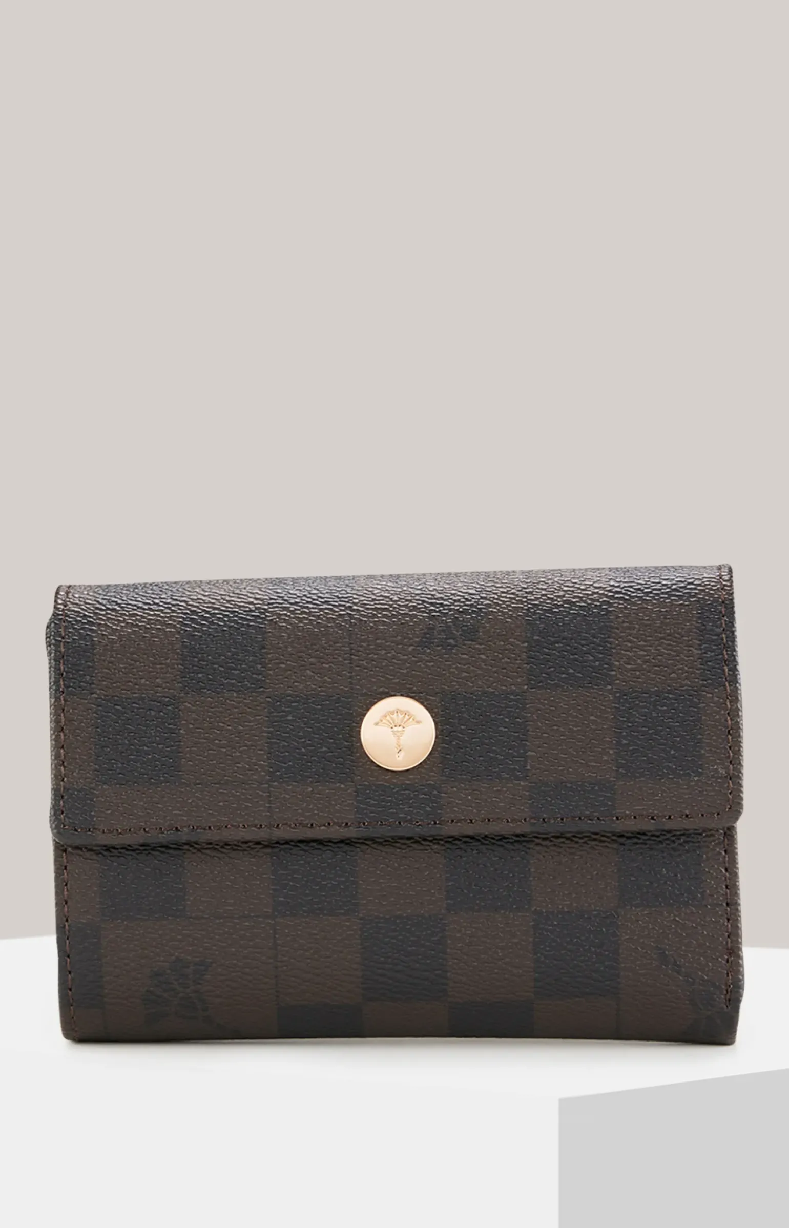 Geldbörse Piazza Edition Cosma in Braun/Schwarz