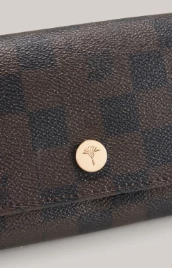 Geldbörse Piazza Edition Europa in Dunkelbraun/Schwarz