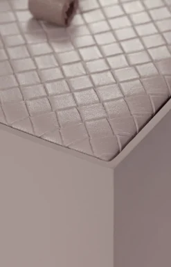 Große Kosmetik-Box Bathline, Grau-Rosé