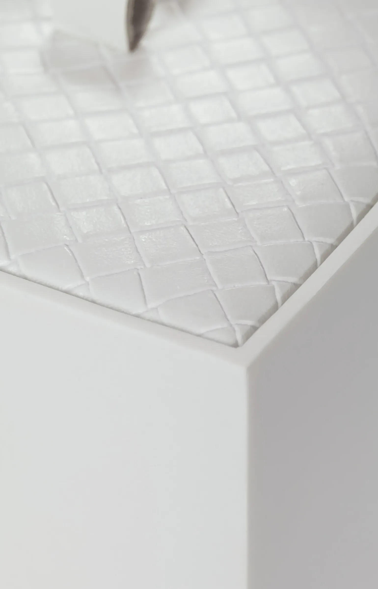 Große Kosmetik-Box Bathline, Weiß