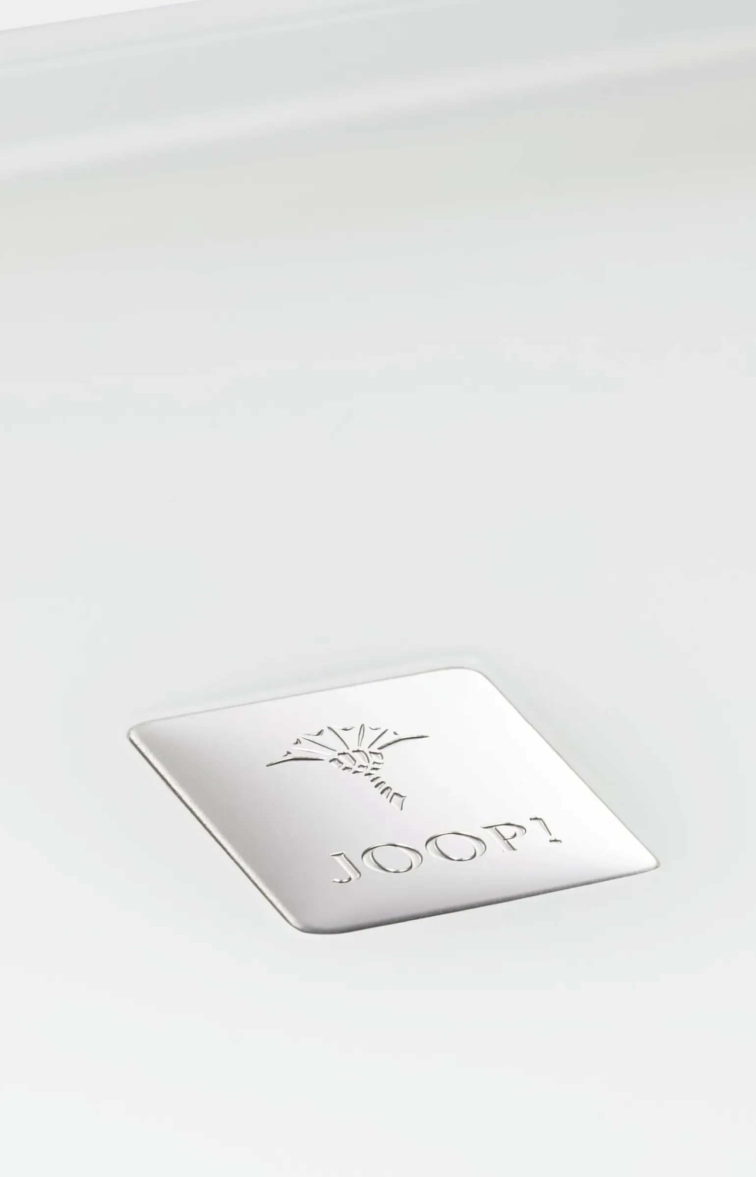 Großes Tablett Crystal Line in Weiß