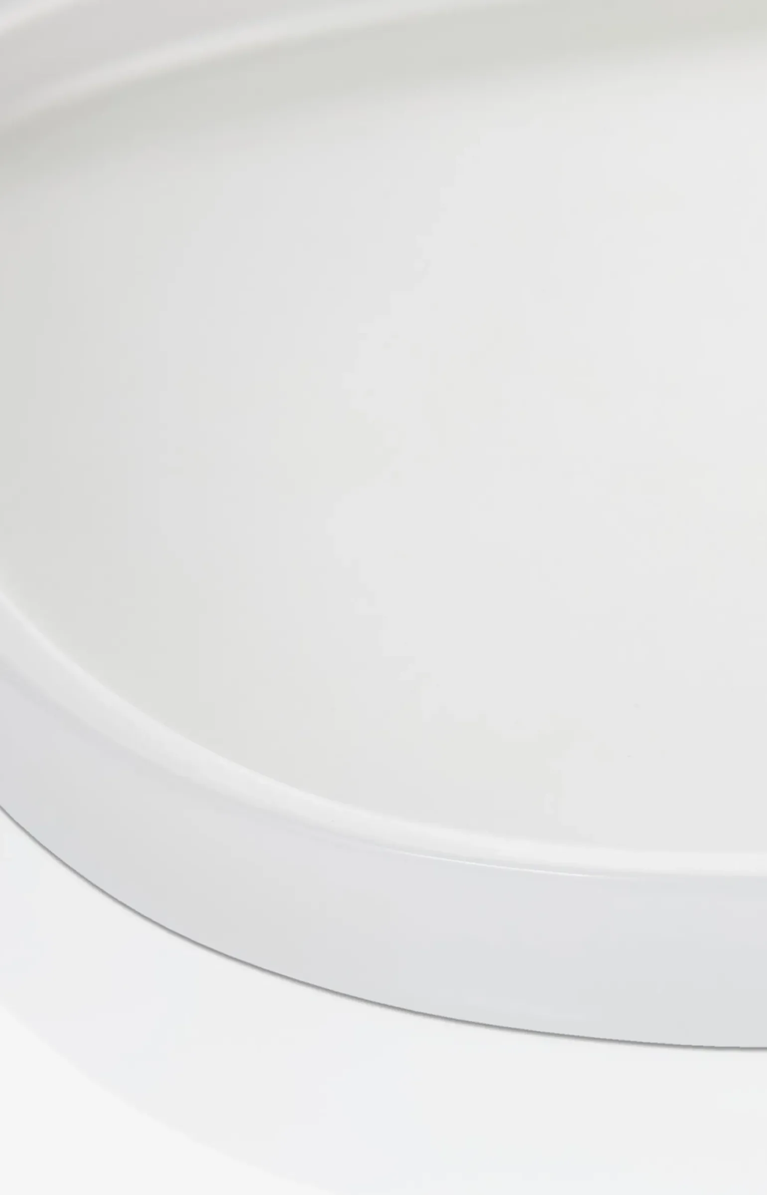 Großes Tablett Crystal Line in Weiß