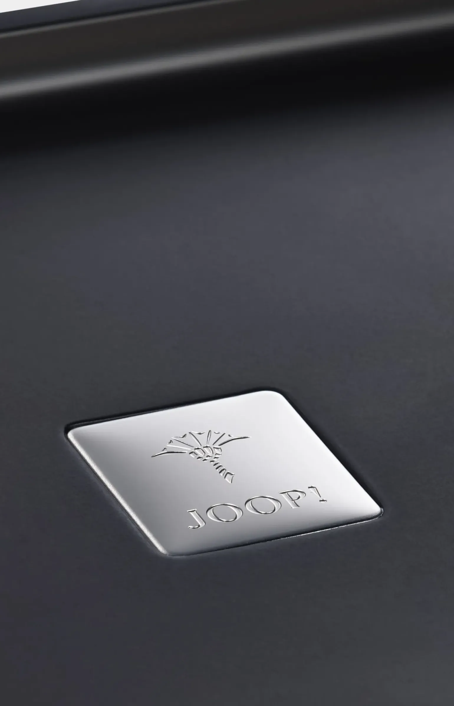 Großes Tablett Crystal Line in Anthrazit