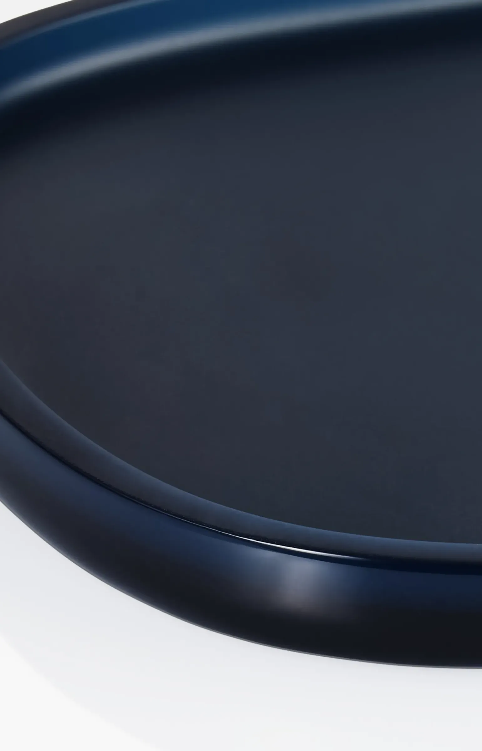 Großes Tablett Crystal Line in Dunkelblau