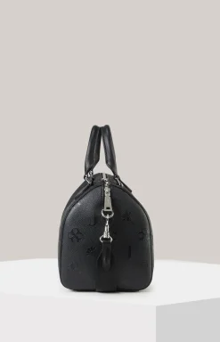 Handtasche Decoro Stampa Aurora in Schwarz