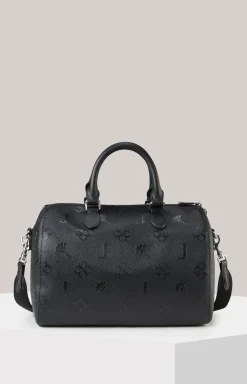 Handtasche Decoro Stampa Aurora in Schwarz