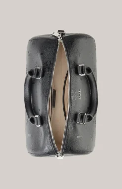 Handtasche Decoro Stampa Aurora in Schwarz