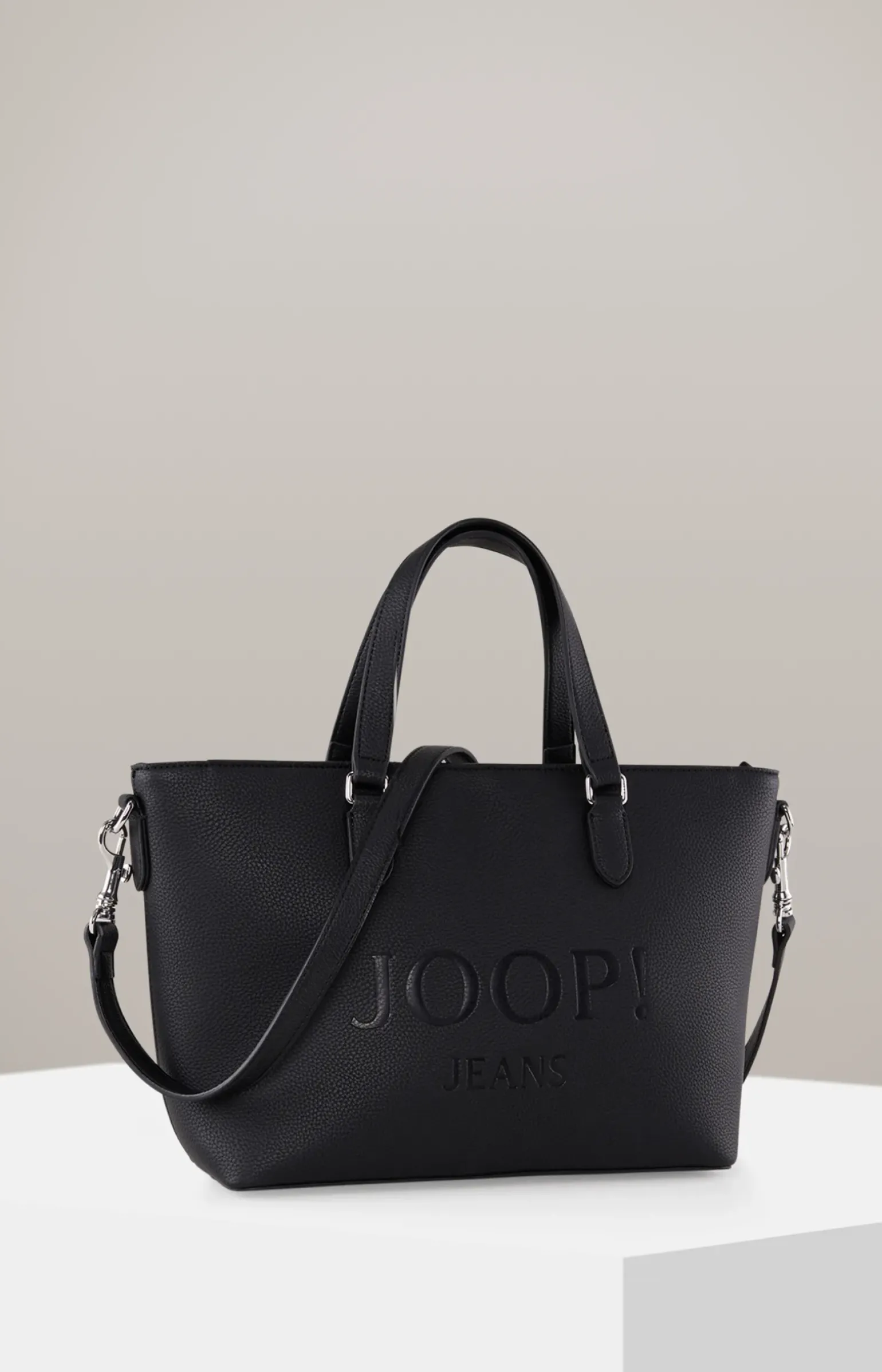 Handtasche Lettera Ketty in Schwarz