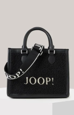 Handtasche Mazzolino Pelo Aurelia in Schwarz