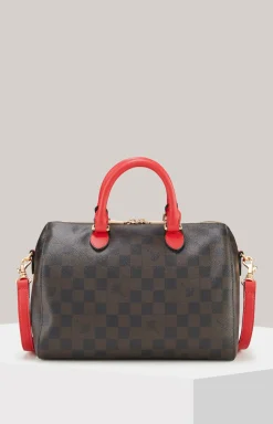 Handtasche Piazza Edition Aurora in Braun/Schwarz