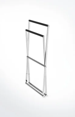 Handtuchständer Chromeline, Silber/Schwarz