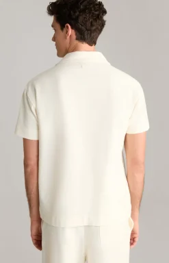 Hemd Damian in Beige strukturiert