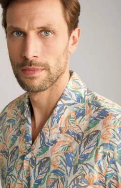 Hemd Hanes in Gelb gemustert