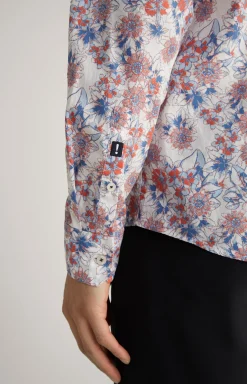 Hemd Hanson in Blau/Rot/Weiß gemustert