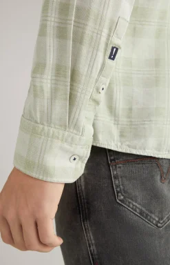 Hemd Hanson in Hellgrün kariert