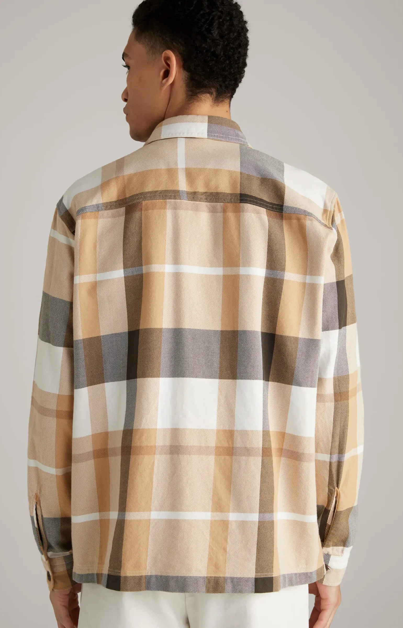 Hemd Harvi in Beige kariert