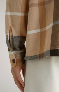 Hemd Harvi in Beige kariert